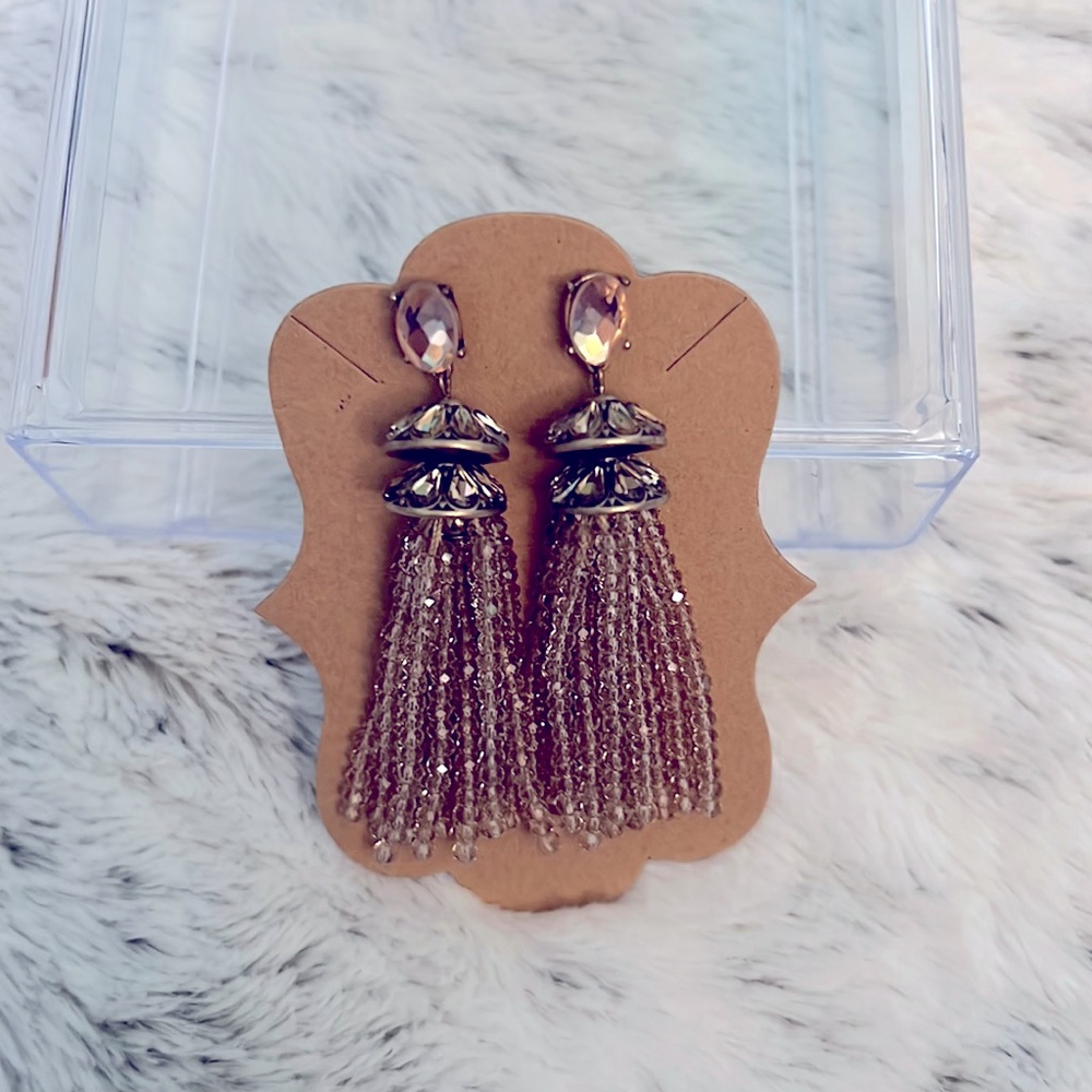NEW- Beaded Tassel Earrings